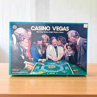 Vintage 1975 Casino Vegas Board Game: Complete Western Publishing Set