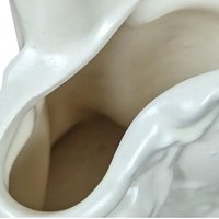Vintage Haeger Pottery Madonna with Child Planter, White Ceramic Planter, Religious Figurine, Mid-Century Modern Decor