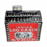 Vintage Towle's Log Cabin Syrup Tins, 1979 Tin Bank & 100th Anniversary Tin, Collectible Tins, Vintage Kitchen Decor, Gift for Collector
