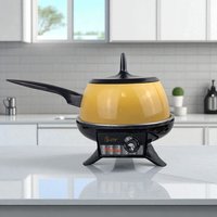 Vintage Harvest Gold Oster Fondue Pot, Electric Kitchen Appliance, 1970s Party Decor, Tested & Working, Retro Kitchen Gift
