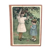 1905 Antique Children's Book, The Story of The Three Dolls, Illustrated by Virginia Keep, Josephine Scribner Gates, Hardcover, M.A. Donohue