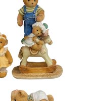 Cherished Teddies Figurines Lot, 1991-2000, Collectible Resin Bears, Vintage Enesco Figurines, Gift for Teddy Bear Lovers