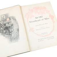 1902 Antique Poetry Book, An Old Sweetheart of Mine, James Whitcomb Riley, Illustrated by Howard Chandler Christy, The Bobbs-Merrill