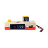 Vintage Fisher Price Camera & Hickory Dickory Dock Clock Radio Toy, 1970s Toys, Retro Toys, Nostalgic Toys, Educational Toys, Gift for Kids