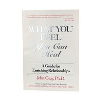 1984 John Gray "What You Feel You Can Heal" Softcover Book, Relationship Guide, Heart Publishing