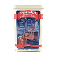 Vintage Cracker Jack Collectibles, 1993 100th Anniversary Tin & 1999 Ornaments, Nostalgic Candy Memorabilia, Gift for Collectors