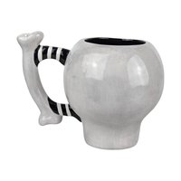 2002 Dept 56 Googly Eye Skull Mug, Halloween Mug, Spooky Decor, Novelty Mug, Collectible Mug, Gift for Halloween Lover