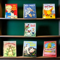 Vintage Little Golden Book Lot, Pokey Little Puppy, Velveteen Rabbit, Big Bird, Heidi, Children's Books, Collectible Books