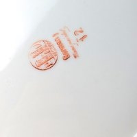 Vintage PV Vessra Germany Floral Plate: Hand-Painted Rose Vanity Tray