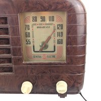 Vintage General Electric Commentator JK-51 Radio, 1940s Working Radio, Gift for Collector, Retro Home Decor