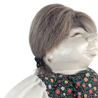 1970s Barbara Lorin Folk Art Doll Pair