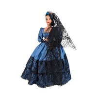 Vintage Spanish Doll, Flamenco Dancer Doll,  Traditional Spanish Dress Doll, Collectible Doll,  Spanish Decor, Gift for Doll Collectors