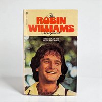 1979 Robin Williams Scrapbook, Mary Ellen Moore, Softcover Book, Mork & Mindy Star, Vintage Celebrity Book