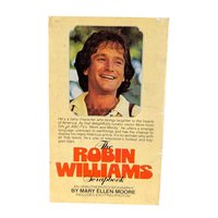 1979 Robin Williams Scrapbook, Mary Ellen Moore, Softcover Book, Mork & Mindy Star, Vintage Celebrity Book
