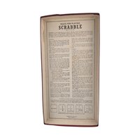Vintage 1953 Scrabble Game | Selchow & Righter | Crossword Game | Collectible Board Game | Classic Word Game