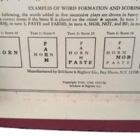 Vintage 1953 Scrabble Game | Selchow & Righter | Crossword Game | Collectible Board Game | Classic Word Game