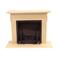 Vintage Dollhouse Furniture Set, 1:16 Scale Renwal & Ideal, Colonial Hutch, Fireplace, Dresser, Radios, 1950s Miniature Lot