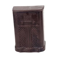 Vintage Dollhouse Furniture Set, 1:16 Scale Renwal & Ideal, Colonial Hutch, Fireplace, Dresser, Radios, 1950s Miniature Lot