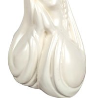 Vintage Ceramic Madonna Music Box Planter, Religious Music Box, Figurine Planter, Unique Gift