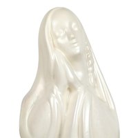 Vintage Ceramic Madonna Music Box Planter, Religious Music Box, Figurine Planter, Unique Gift