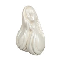 Vintage Ceramic Madonna Music Box Planter, Religious Music Box, Figurine Planter, Unique Gift