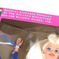 Vintage 1995 Olympic Gymnast Barbie Doll: Mattel Collectible Toy