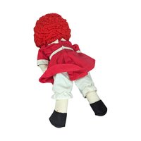 Vintage Little Orphan Annie Plush Doll, 17 Inch Rag Doll, Collectible Doll, Red Hair Doll, Nostalgic Toy