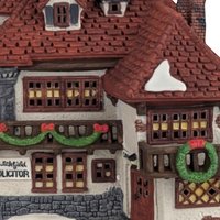 1989 Dept 56 Dickens Village Mr. Wickfield Solicitor Building, David Copperfield, Vintage Christmas Decor, Gift for Collector