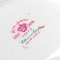 Vintage Royal Albert Cake Plate Set: Blossom Time Bone China