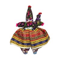 Vintage Folk Art Wooden Doll: Woman with Baby, Rustic Nursery Decor