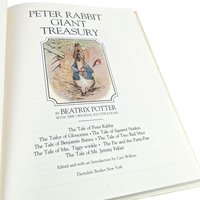 Vintage 1980 Peter Rabbit Giant Treasury: Beatrix Potter Children's Book