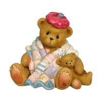 Vintage Cherished Teddies Figurines, 1992-1997, Collectible Bears, Wedding Music Box, Gift for Collector, Home Decor