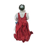 Vintage 1988 Possible Dreams Mrs. Claus Figurine, Altered Halloween Christmas Decor, Spooky Holiday Decor, Unique Gift for Halloween