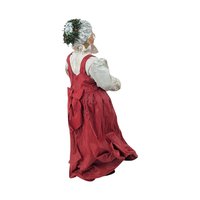Vintage 1988 Possible Dreams Mrs. Claus Figurine, Altered Halloween Christmas Decor, Spooky Holiday Decor, Unique Gift for Halloween