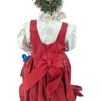 Vintage 1988 Possible Dreams Mrs. Claus Figurine, Altered Halloween Christmas Decor, Spooky Holiday Decor, Unique Gift for Halloween