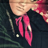 Vintage Elvis Tapestry, 52x34", Music Memorabilia, Rock and Roll Decor, Gift for Elvis Fan, Wall Hanging