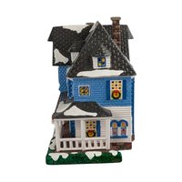 1996 Dept 56 Shingle Victorian House, Snow Village Collectible, Lighted Christmas Village Display, Holiday Home Decor Gift