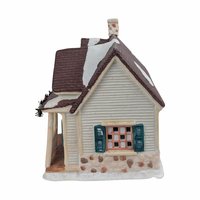 1994 Seasonal Specialties Village House, Christmas Valley Collection, Lighted Holiday Village Decor, Ceramic Christmas House