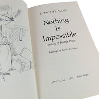 1971 Beatrix Potter Biography Hardcover, Dorothy Aldis Book, Vintage Children's Literature History, Collectible Author