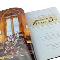 1997 Williamsburg Inn Hardcover Book, Hugh DeSamper Photography, Colonial Williamsburg Souvenir, Travel History Gift