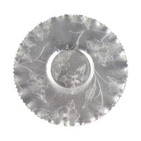 Vintage Aluminum Serving Tray & Plate Set, Hand Wrought Floral Design, Collectible Aluminumware, Gift for Vintage Lovers