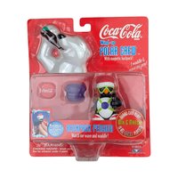 Vintage Coca Cola Lot, Wind-Up Polar Bears, Santa Tin Playing Cards, Collectible Coca Cola, New in Package