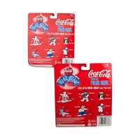 Vintage Coca Cola Lot, Wind-Up Polar Bears, Santa Tin Playing Cards, Collectible Coca Cola, New in Package