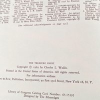 Vintage 1965 The Treasure Chest Hardcover Book, Inspirational Quotes, Poems, Sentiments, Prayers, Gift for Mother