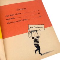 Vintage 1961 Olaf Reads Book: Joan Lexau Illustrated Softcover for Early Readers
