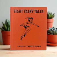 1938 Eight Fairy Tales: Vintage Children's Book, Illustrated Stories