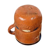 Handmade Pottery Mug: Rustic Southwestern Decor, 4 Inches Tall