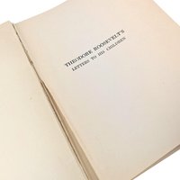 1919 Theodore Roosevelt Letters Book: Historical Correspondence, Antique Decor
