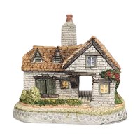 1993 David Winter The Tannery Cottage Figurine, Collectible English Village Decor, Gift for Collector, Miniature Building (3.25")