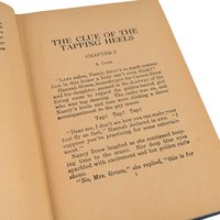 1939 Nancy Drew 'The Clue of the Tapping Heels': Carolyn Keene Collectible Mystery Book